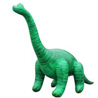 Opblaas Brachiosaurus dino groen 122 cm   -