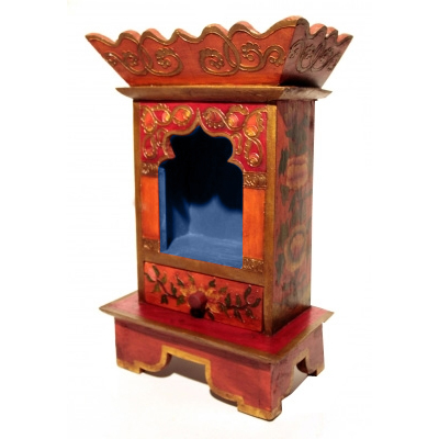 Altaar op tafeltje met lade - 36x22 - Hout - L Altaar op tafeltje met lade - 36x22 - Hout - L