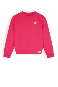 NoNo Meisjes zachte furry sweater - Konono - Azalea roze