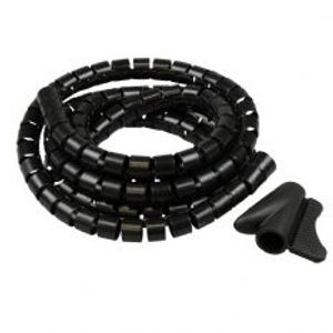 Ritsslang 28mm zwart 2M