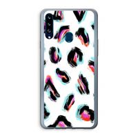 Cheetah color: Samsung Galaxy A20s Transparant Hoesje