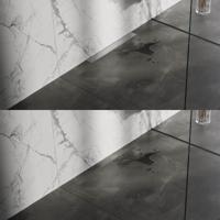 Brauer Douchegoot met Multifunctioneel Rooster en Flens Voor Wandmontage - 50 cm - Rvs Geborsteld