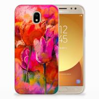 Smartphone hoesje Samsung Galaxy J5 2017 Tulips