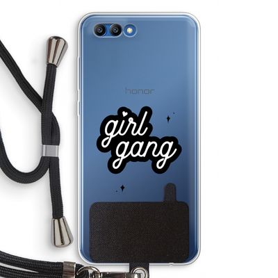 Girl Gang: Honor 10 Transparant Hoesje met koord