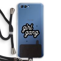 Girl Gang: Honor 10 Transparant Hoesje met koord