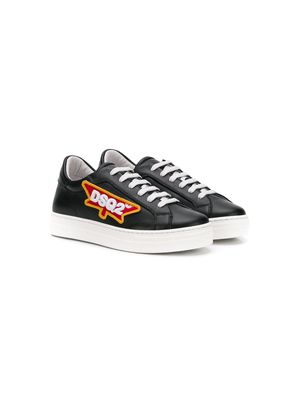 DSQUARED2 KIDS baskets Icon - Noir