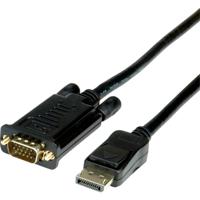 VALUE 11.99.5804 DisplayPort kabel 5 m VGA (D-Sub) Zwart - thumbnail