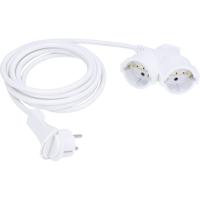 AS Schwabe 51025 Stroom Verlengkabel Wit 3 m