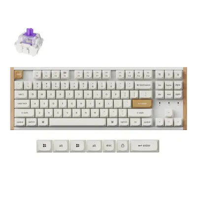Keychron K8 HE Special edition wit