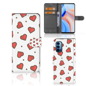 OPPO Reno 4 Pro 5G Telefoon Hoesje Hearts