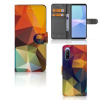 Sony Xperia 10 III | Book Case | Polygon Color