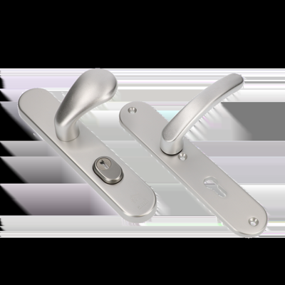 AMI Veiligheidsbeslag 173 Knop 378 Rotaveer 250/50/15 Kt72 /Profielcilinder 72 F1 Deurdikte 38/42 Mm - 656951