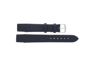 Horlogeband Universeel 91305/3.06.18 Leder Blauw 18mm