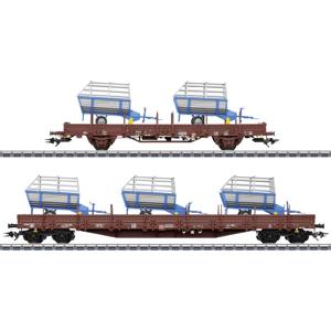 Märklin 46407 H0 set van 2 rongenwagens Ks447 van de DB AG, MHI