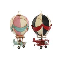 Decoratieve figuren Home ESPRIT Blauw Roze Vintage 17 x 17 x 32 cm (2 Stuks)