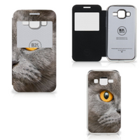 Telefoonhoesje met Pasjes Samsung Galaxy Core Prime Britse Korthaar - thumbnail