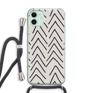 Marrakech Arrows: iPhone 11 Transparant Hoesje met koord