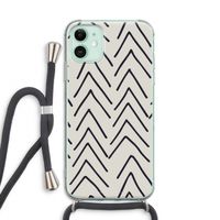 Marrakech Arrows: iPhone 11 Transparant Hoesje met koord