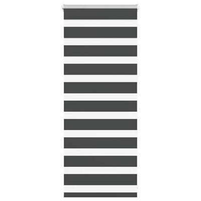 VidaXL Zebra rolgordijn 65x100 cm stofbreedte 60,9 cm zwart