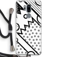 Pop Art #4: LG G7 Thinq Transparant Hoesje met koord