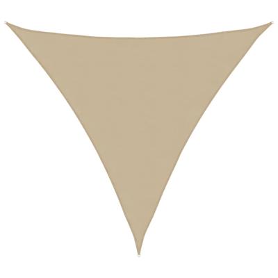 VidaXL Zonnescherm driehoekig 6x6x6 m oxford stof beige