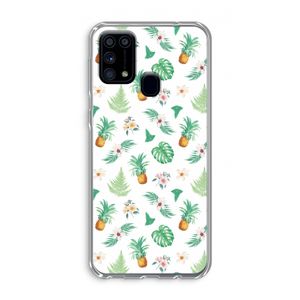 Ananas bladeren: Samsung Galaxy M31 Transparant Hoesje