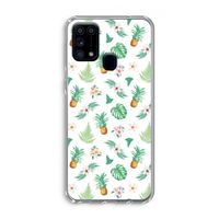 Ananas bladeren: Samsung Galaxy M31 Transparant Hoesje Ananas bladeren: Samsung Galaxy M31 Transparant Hoesje