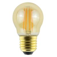 HOFTRONIC™ LED Filament lamp E27 - 4,5 Watt 423 Lumen - G45 - 2700K Warmwit licht - Dimbaar - Amber glas HOFTRONIC™ LED Filament lamp E27 - 4,5 Watt 423 Lumen - G45 - 2700K Warmwit licht - Dimbaar - Amber glas