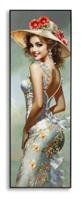 ELEGANT GELAKT CANVAS MET FRAME -B- CM 52X4,5X152