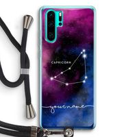 Sterrenbeeld - Donker: Huawei P30 Pro Transparant Hoesje met koord