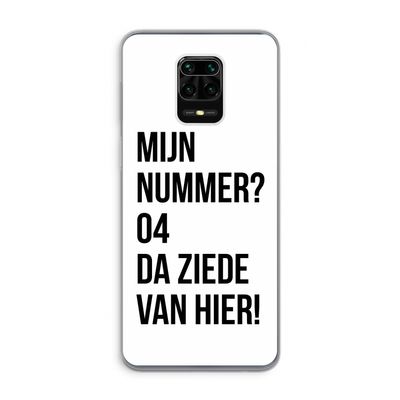 Da ziede van hier: Xiaomi Redmi Note 9 Pro Transparant Hoesje