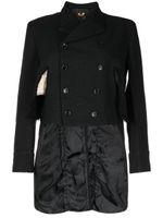 Comme Des Garçons Comme Des Garçons blazer crop à boutonnière croisée - Noir