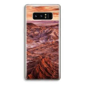 Mars: Samsung Galaxy Note 8 Transparant Hoesje