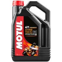 MOTUL 15W-50 synthetisch 7100, Motorolie 4T, 4 liter - thumbnail