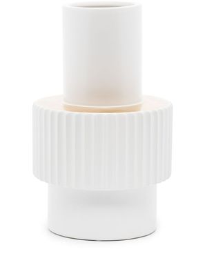 POLSPOTTEN "petit vase Gear en céramique (25,5 cm)" - Blanc
