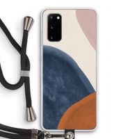 Geo #1: Samsung Galaxy S20 Transparant Hoesje met koord