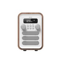 Denver DAB-48WHITE radio Persoonlijk Digitaal Wit, Hout - thumbnail