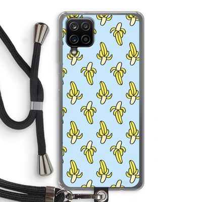 Bananas: Samsung Galaxy A12 Transparant Hoesje met koord