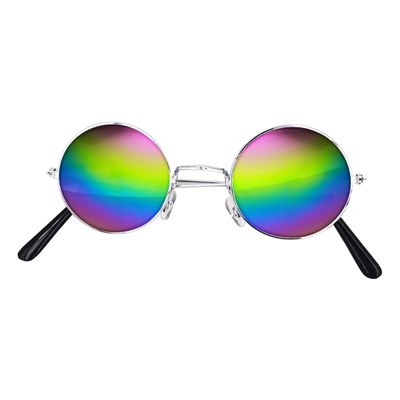 Gekleurde Bril Disco Rond