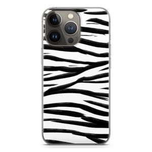 Zebra pattern: iPhone 13 Pro Transparant Hoesje