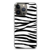 Zebra pattern: iPhone 13 Pro Transparant Hoesje