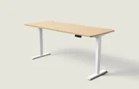 Desktronic HomePro bureau Wit / Eiken / 200x80 cm