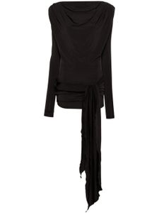 ROTATE BIRGER CHRISTENSEN blouse à épaulettes - Noir