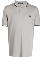 Fred Perry polo en coton à bordures contrastées - Gris - thumbnail