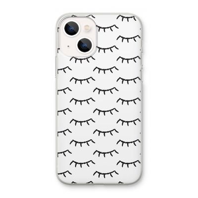 Wimpers: iPhone 13 mini Transparant Hoesje