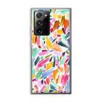 Watercolor Brushstrokes: Samsung Galaxy Note 20 Ultra / Note 20 Ultra 5G Transparant Hoesje