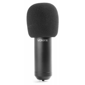 Vonyx CMS400B condensatormicrofoon met broadcast arm en popfilter