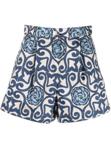 Emporio Armani short à imprimé graphique - Tons neutres