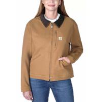 Relaxed Fit Canvas Detroit Bruin Jacket Dames - thumbnail