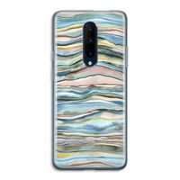 Watercolor Agate: OnePlus 7 Pro Transparant Hoesje